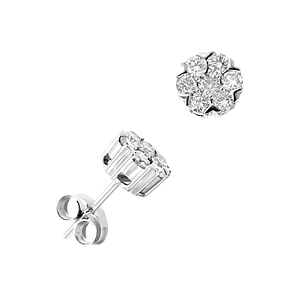 Pendientes de diamantes 