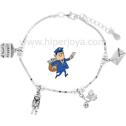 Pulsera de la cartera plata