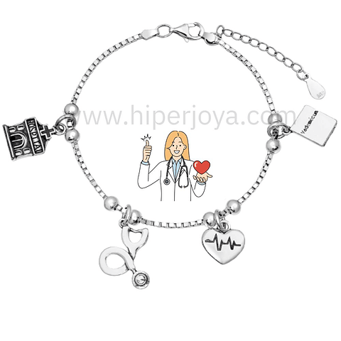 Pulsera de la doctora plata