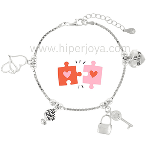 Pulsera del love plata