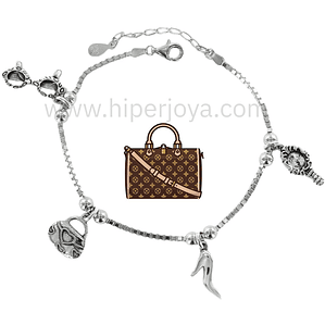 Pulsera del glamour plata 