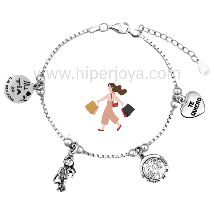 Pulsera de la tía plata 1