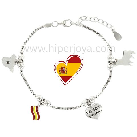 Pulsera de la Española plata