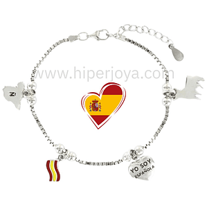 Pulsera de la Española plata