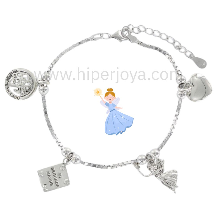 Pulsera hada de la salud plata 1