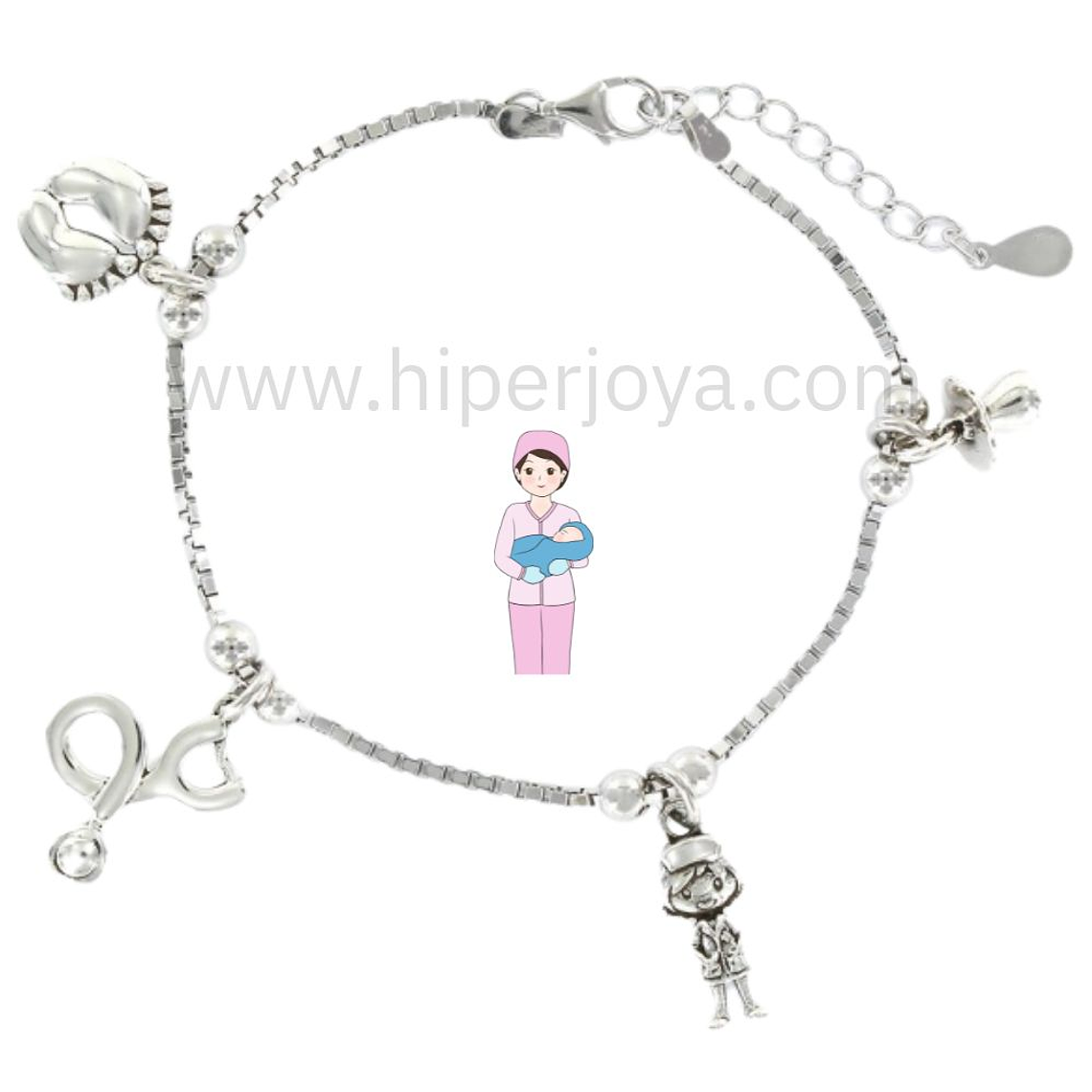 Pulsera de la matrona plata 1