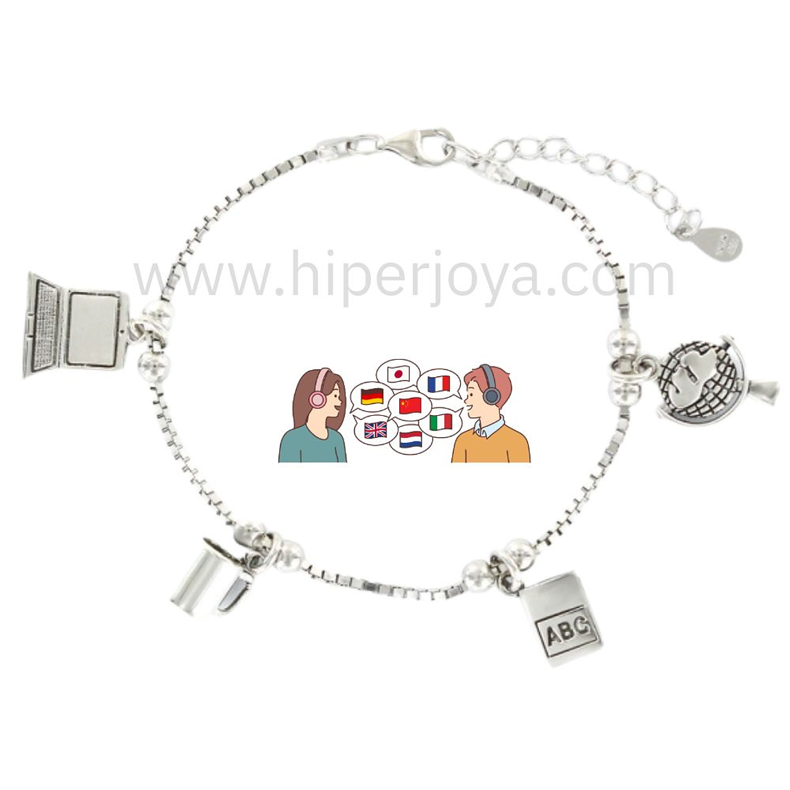 Pulsera de la traductora plata 1