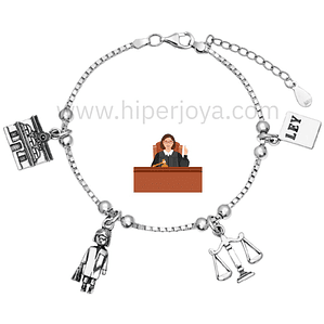 Pulsera de la justicia plata