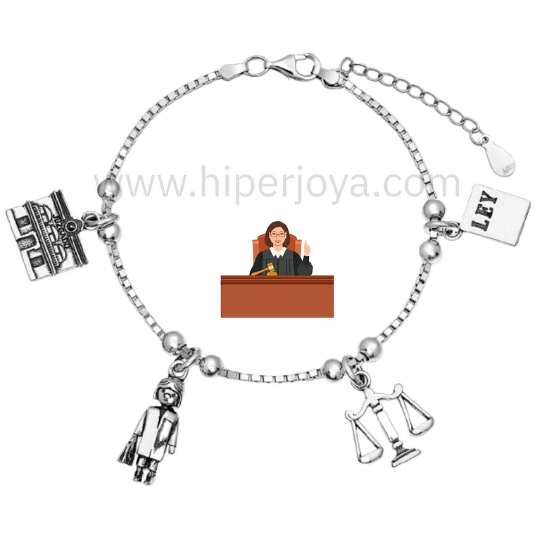 Pulsera de la justicia plata 1