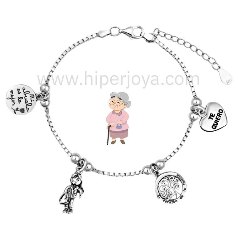 Pulsera de la abuela plata 1