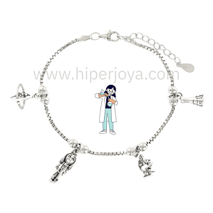 Pulsera de la química plata