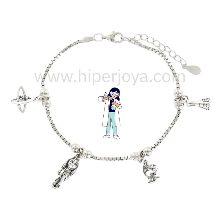 Pulsera de la química plata 1