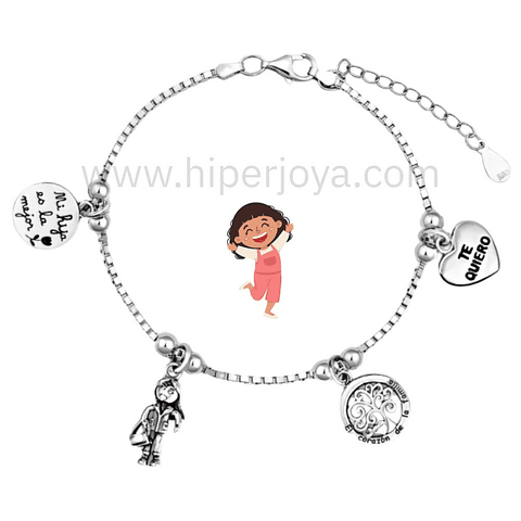 Pulsera de la hija plata