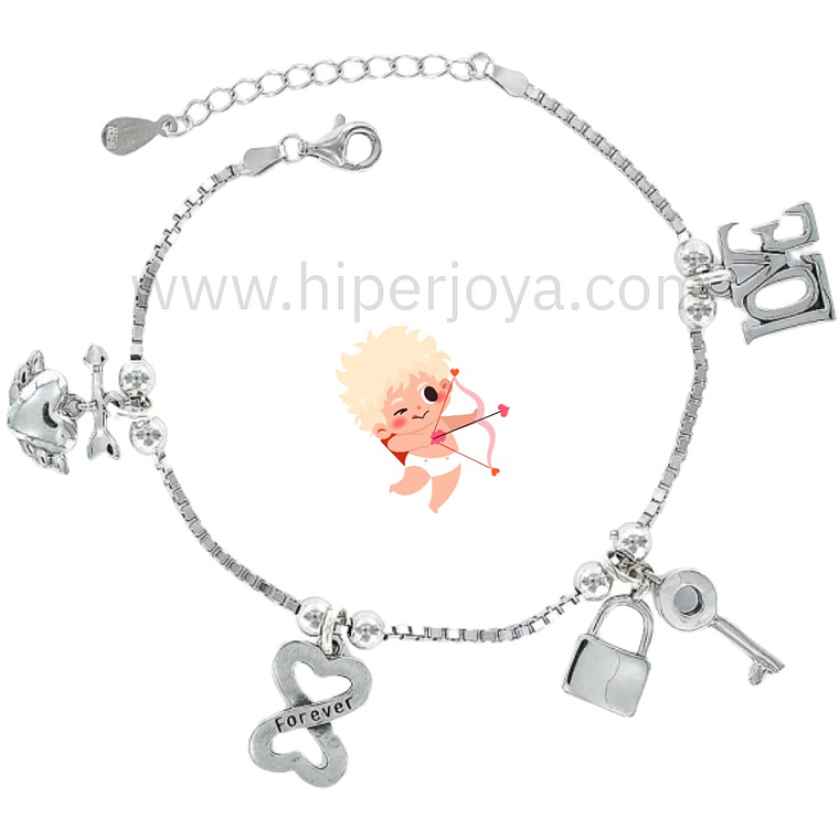 Pulsera del amor plata 1
