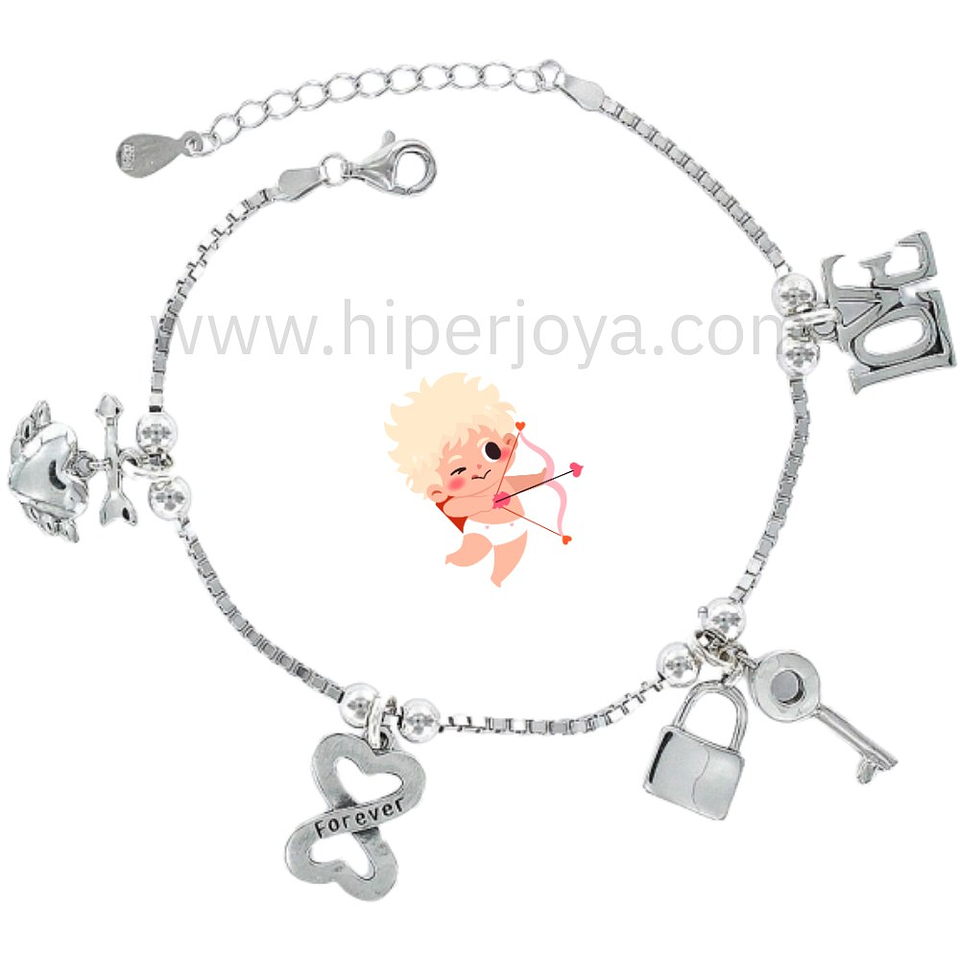 Pulsera del amor plata 1