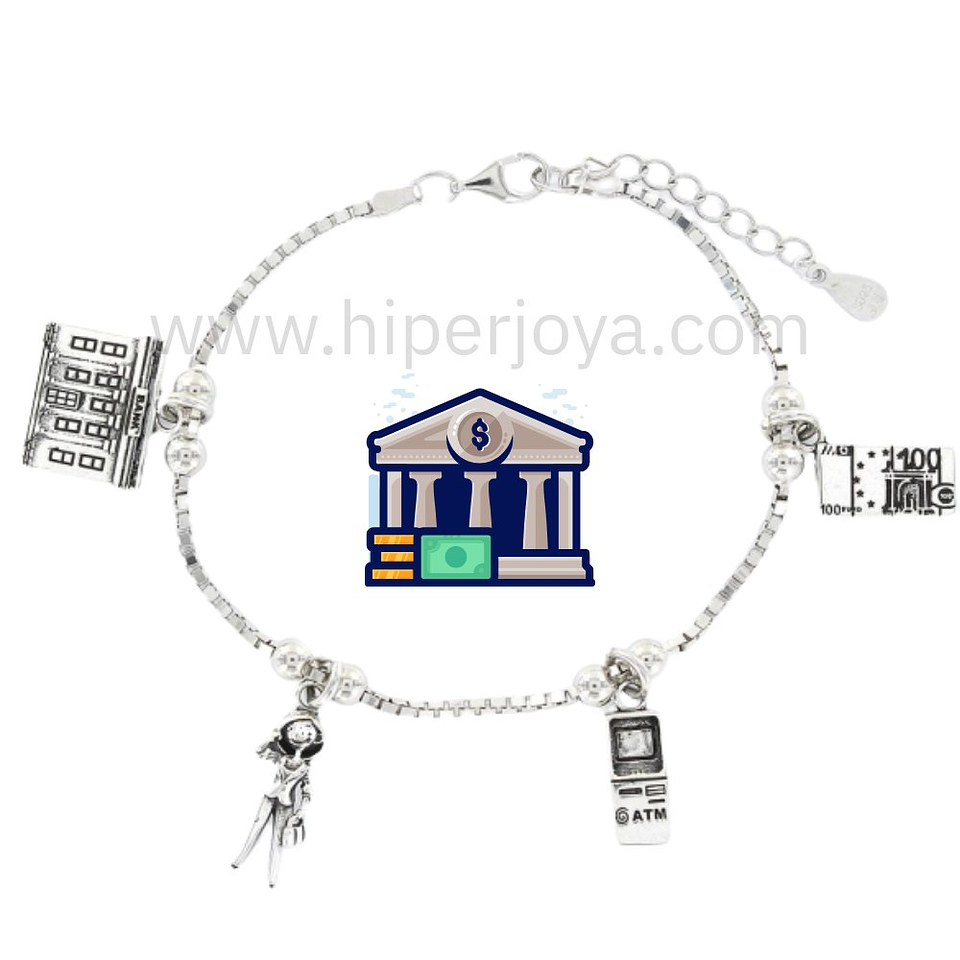 Pulsera de la empleada de banco  1