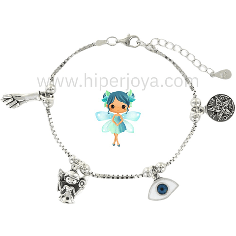 Pulsera de la madrina plata