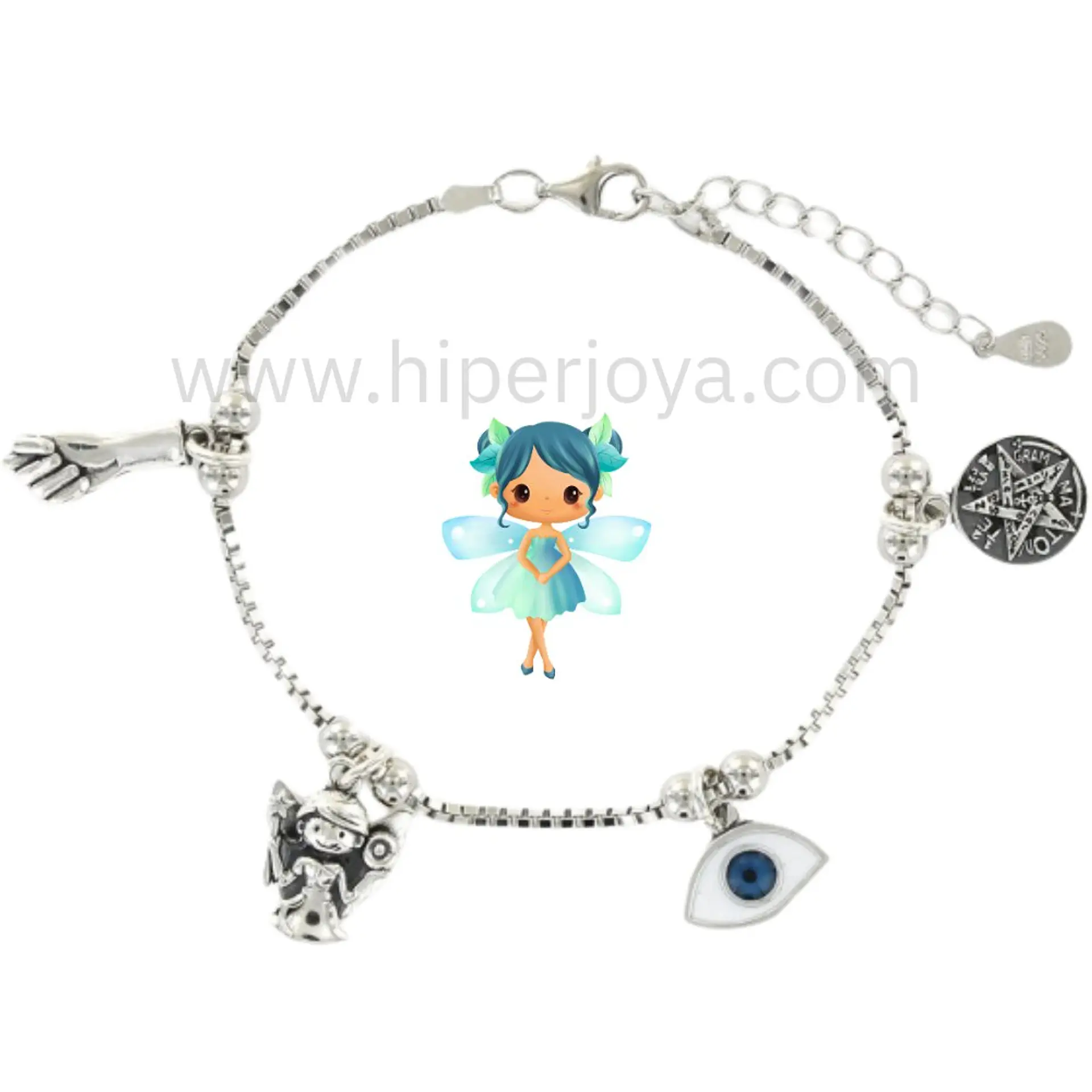 Pulsera de la madrina plata 1