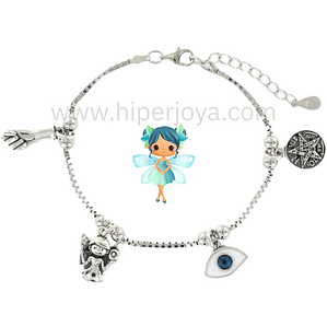 Pulsera de la madrina plata