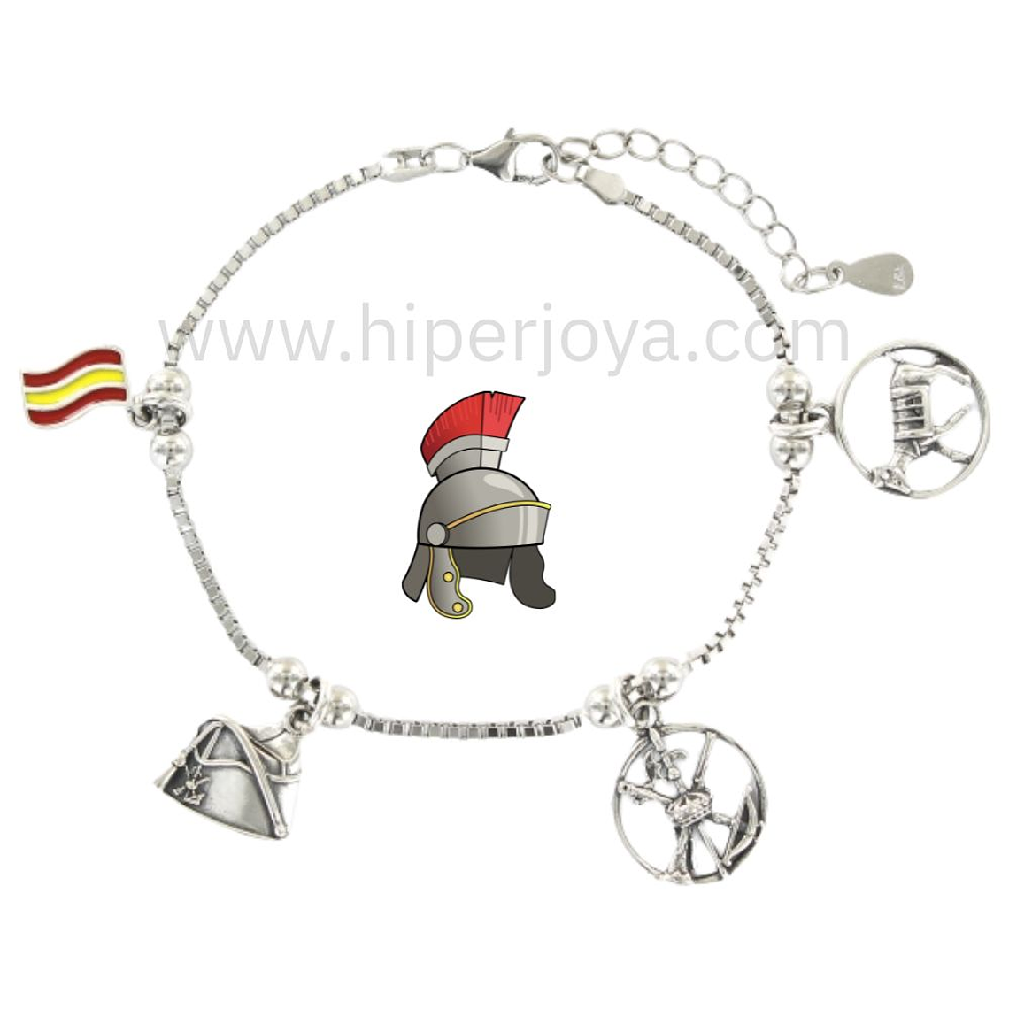 Pulsera de la legión plata 1