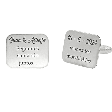 Gemelos nombres y leyendas plata 