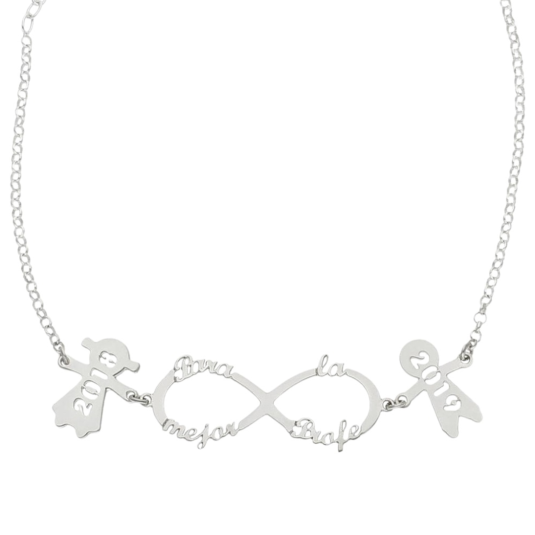 Gargantilla personalizada de curso para profe plata 1