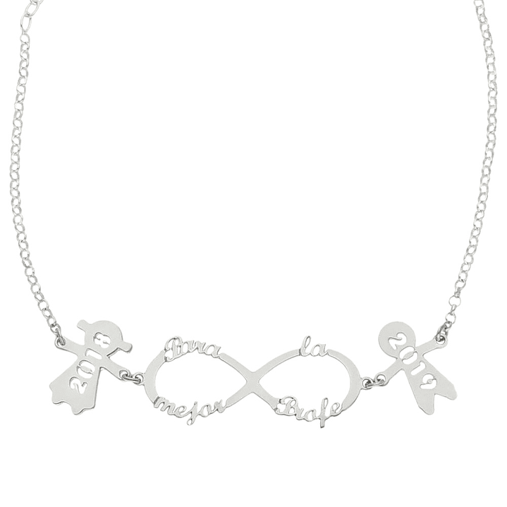 Gargantilla personalizada de curso para profe plata 1