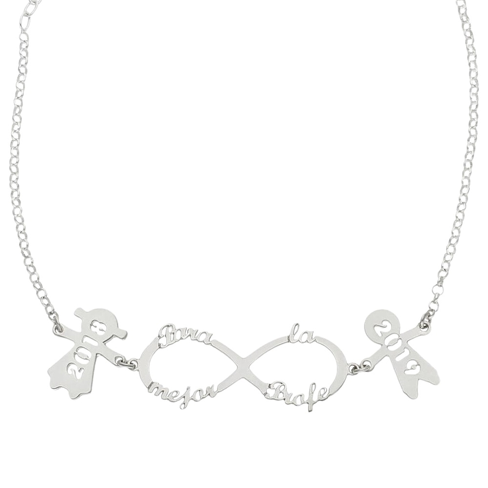 Gargantilla personalizada de curso para profe plata 1