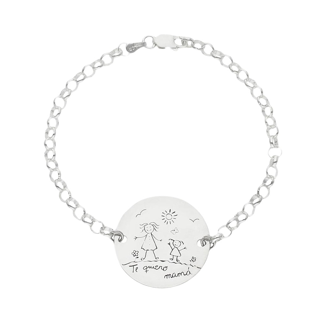 Pulsera familiar plata 3
