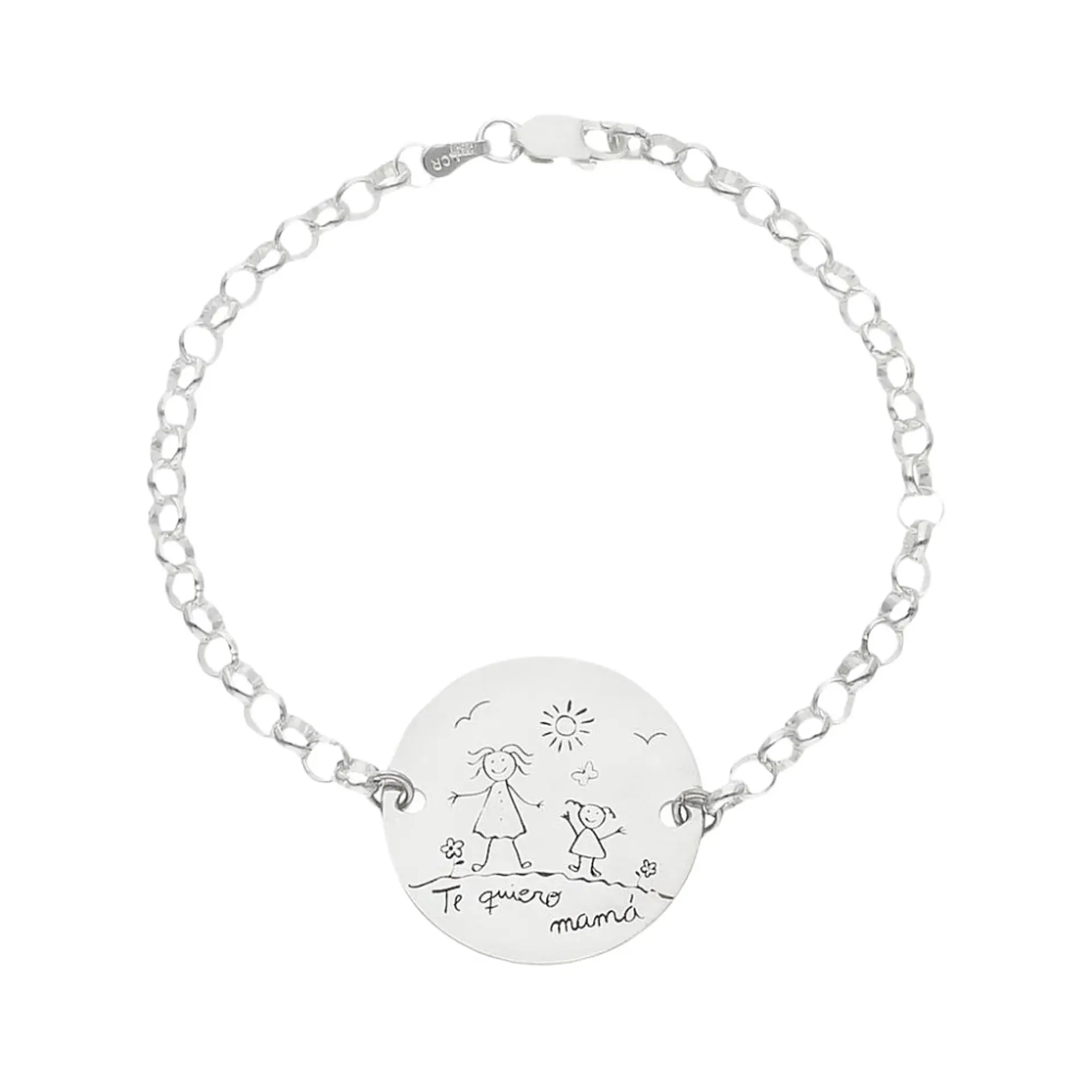 Pulsera familiar plata 7