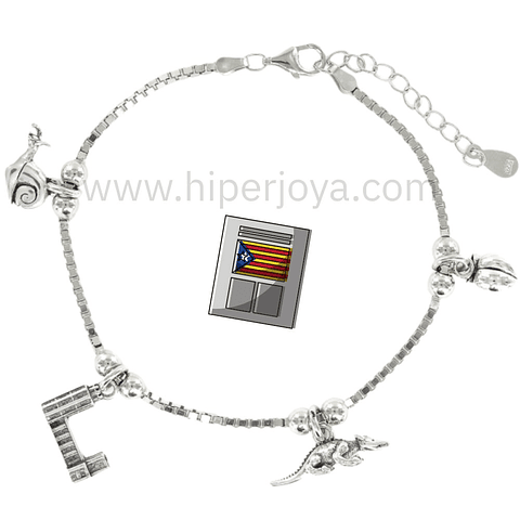 Pulsera de Lleida plata