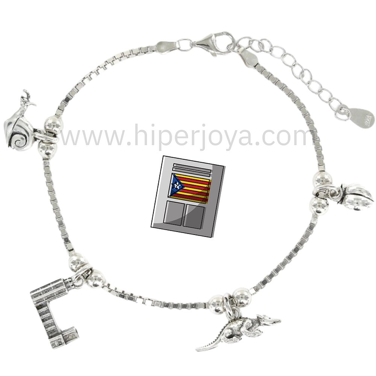 Pulsera de Lleida plata 1