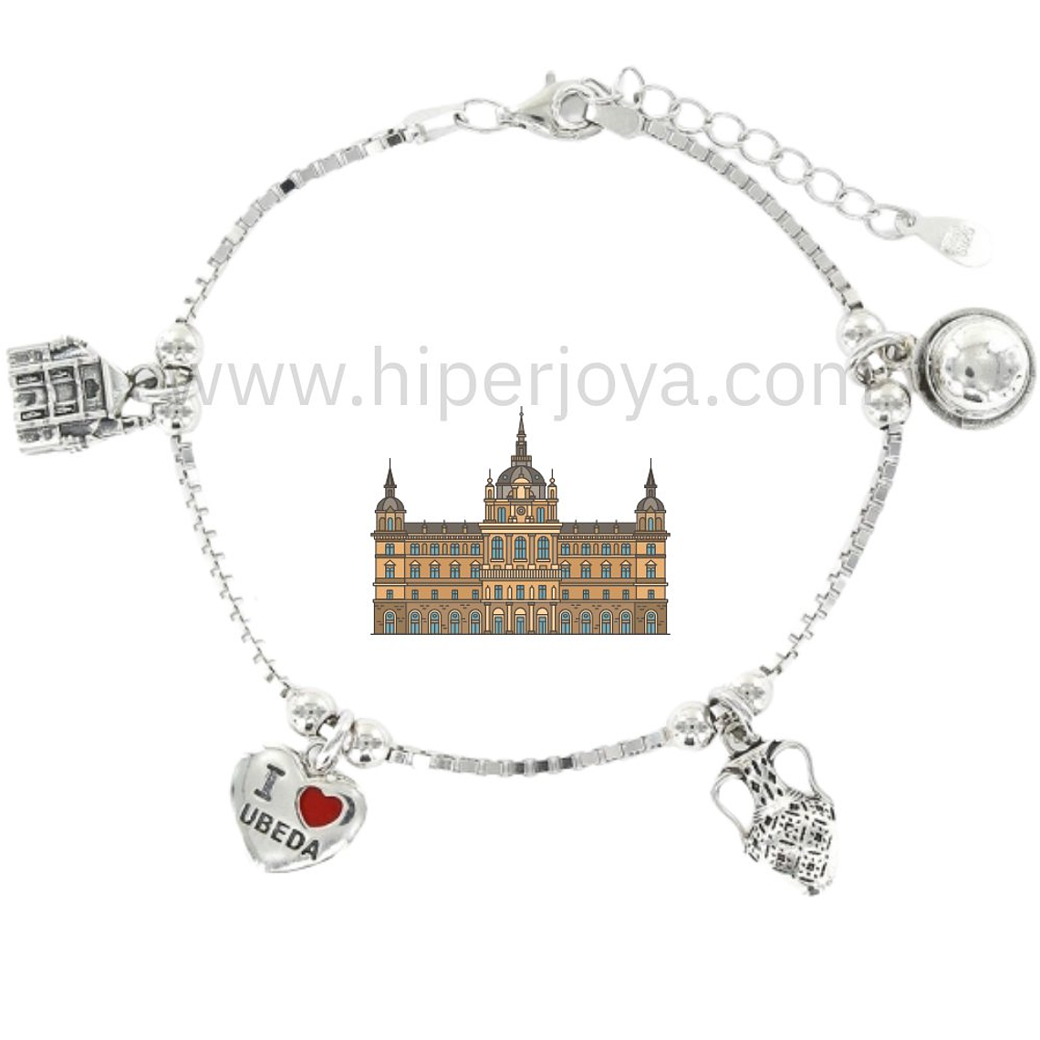 Pulsera de Úbeda plata 1