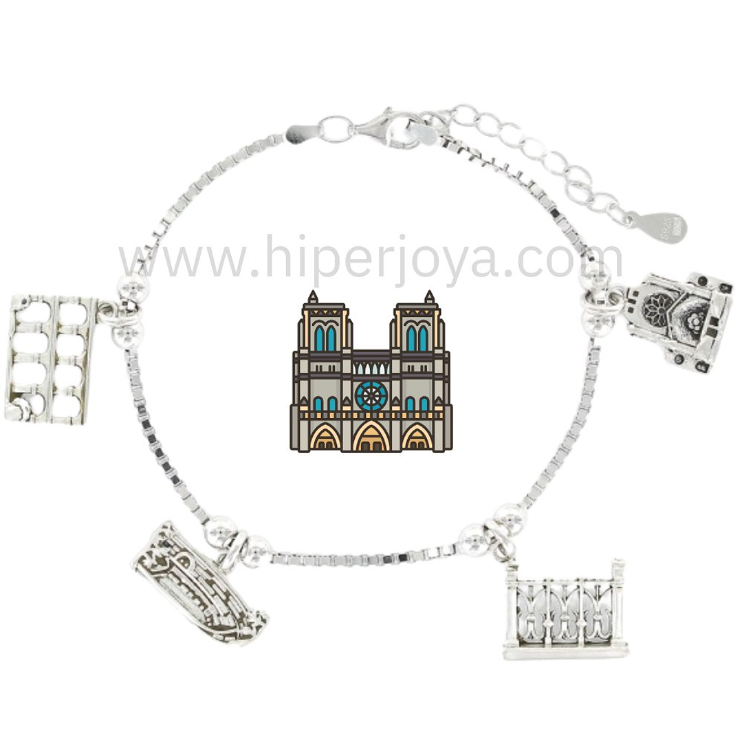 Pulsera de Tarragona plata 1