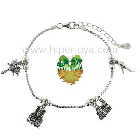 Pulsera de Elche plata