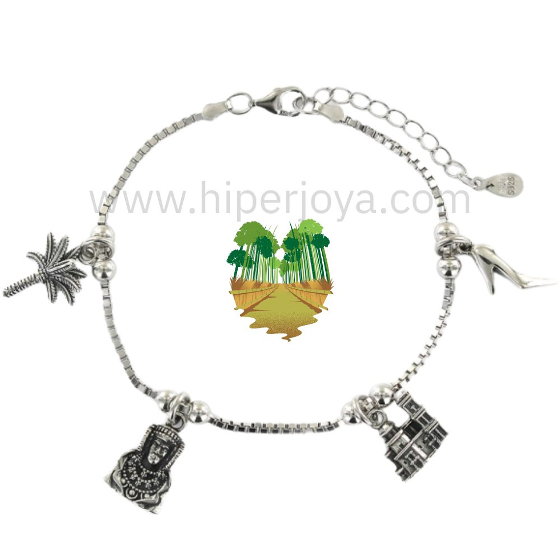 Pulsera de Elche plata 1