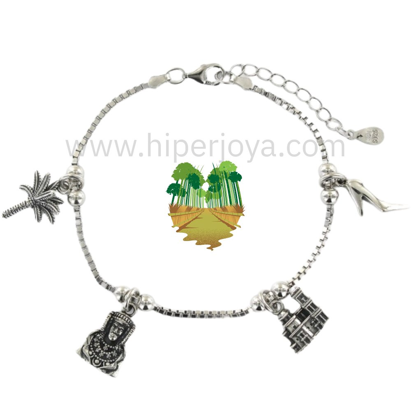 Pulsera de Elche plata 1