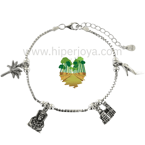 Pulsera de Elche plata