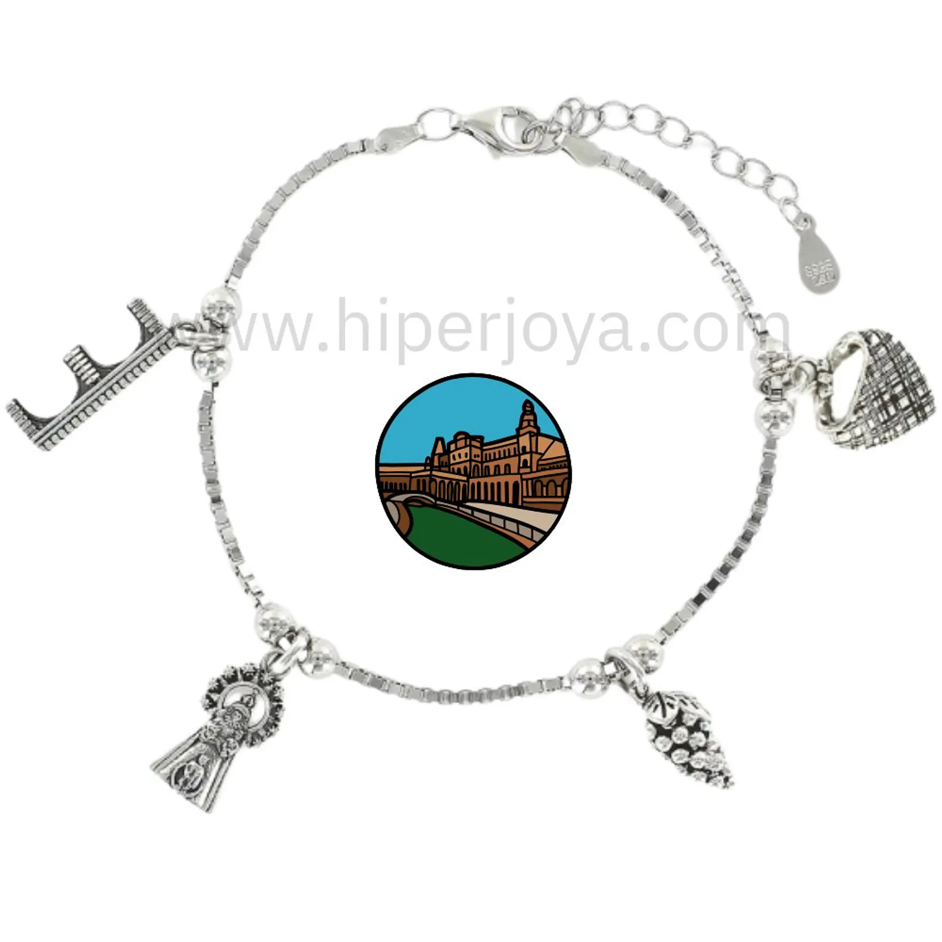 Pulsera Aranda de Duero plata  1