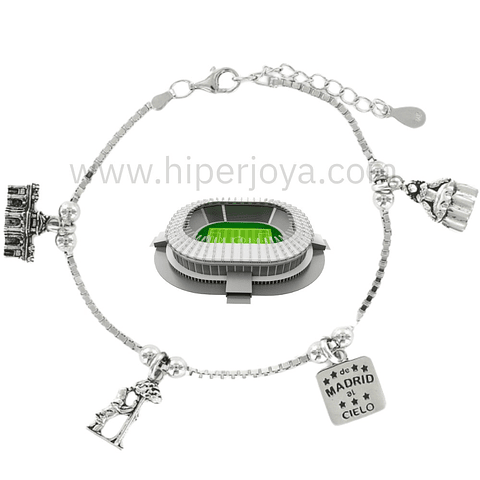 Pulsera de Madrid plata