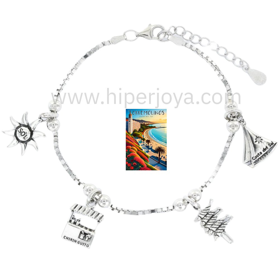 Pulsera de Torremolinos plata 1