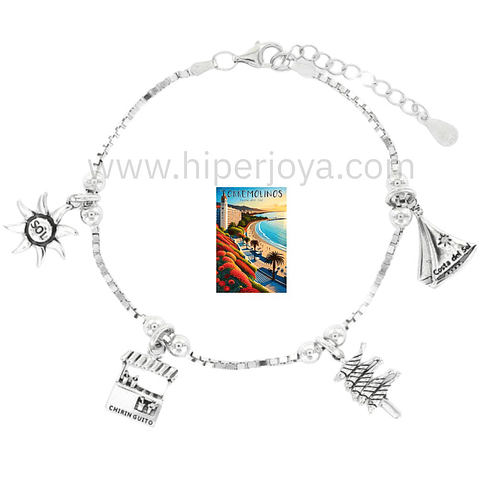 Pulsera de Torremolinos plata