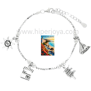 Pulsera de Torremolinos plata