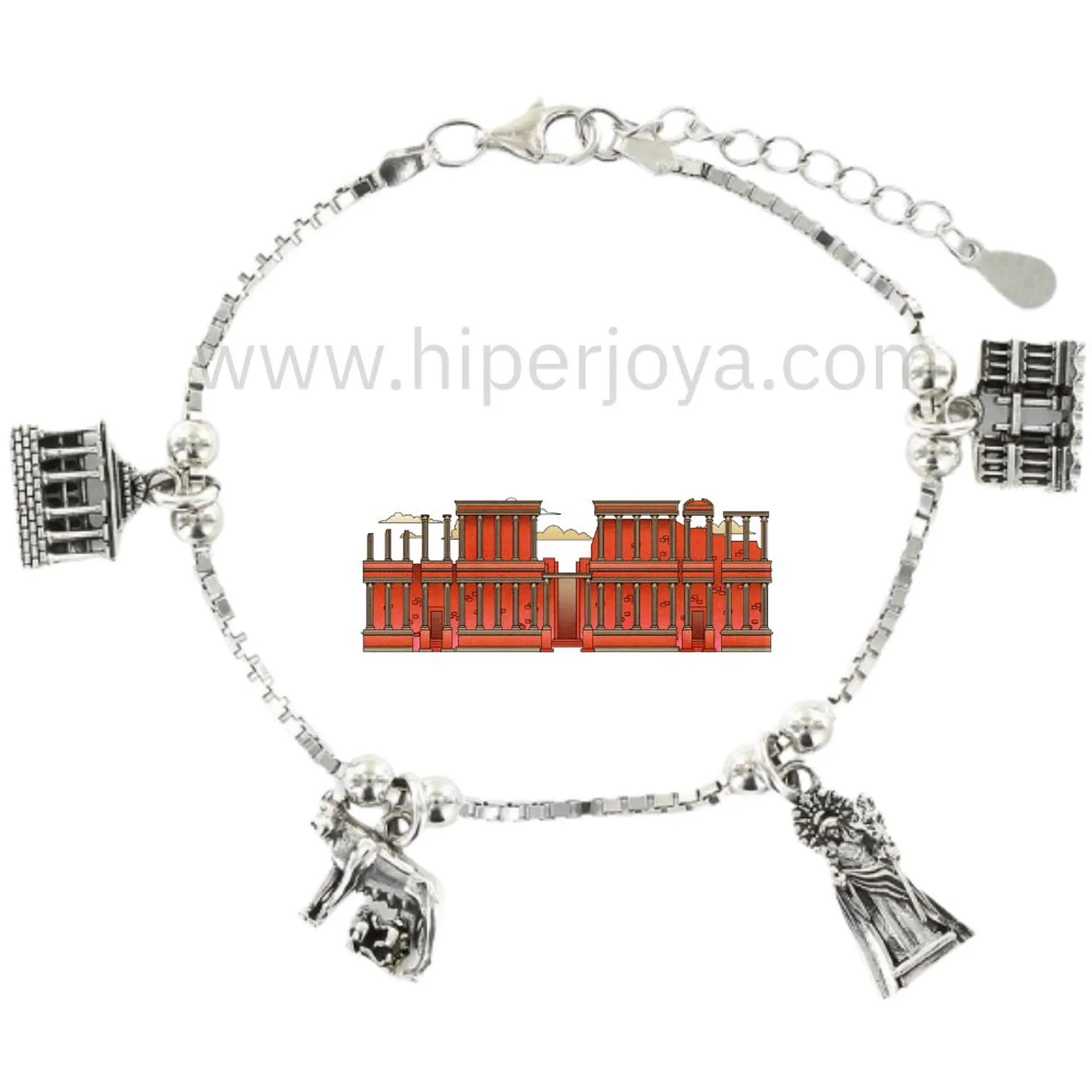 Pulsera de Mérida plata  1