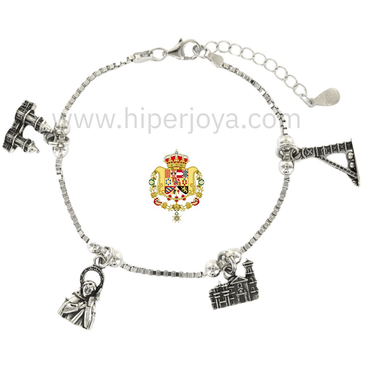 Pulsera de La Carolina plata  1