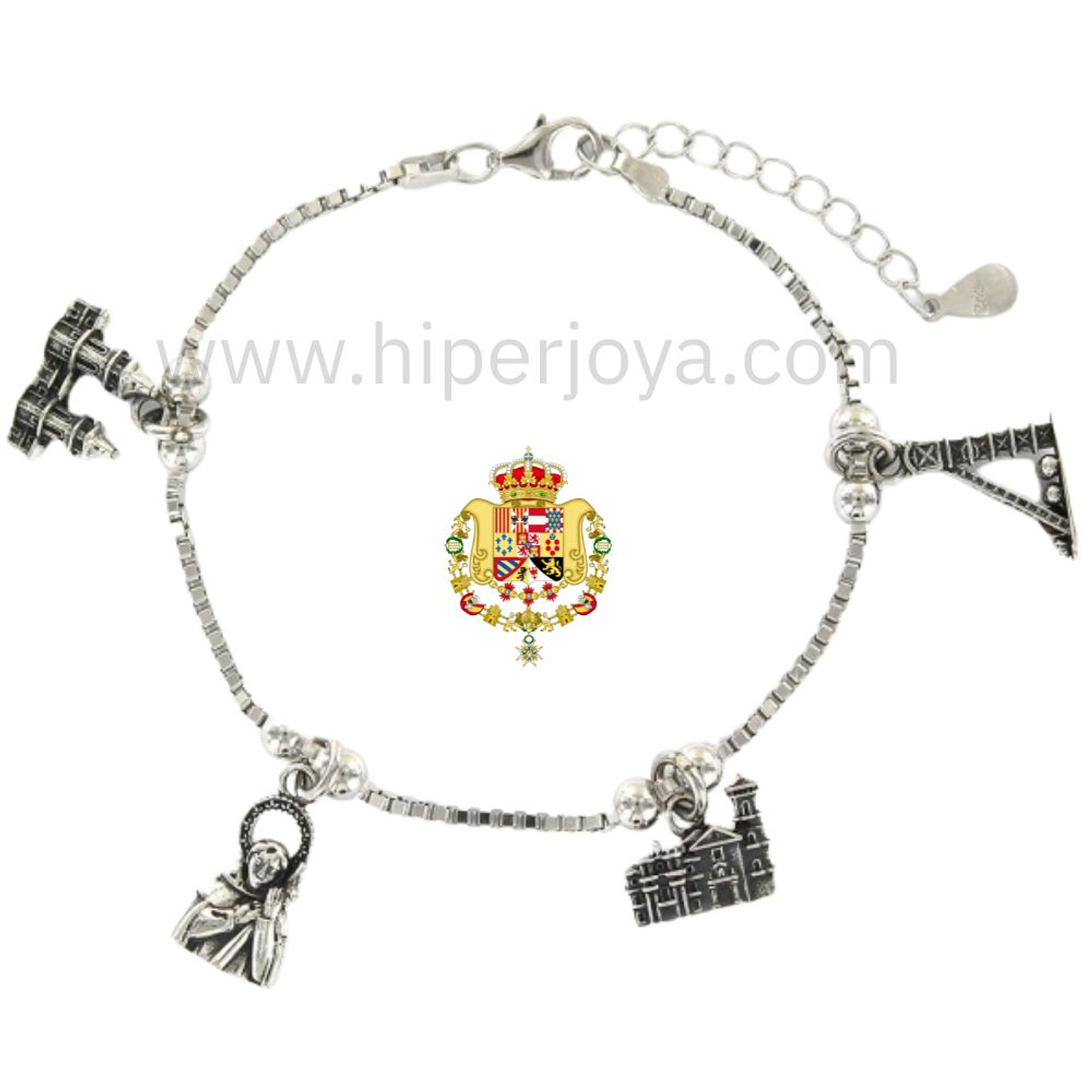 Pulsera de La Carolina plata  1