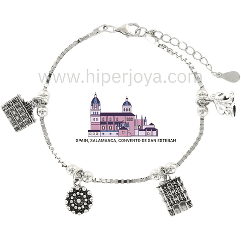 Pulsera de Salamanca plata 