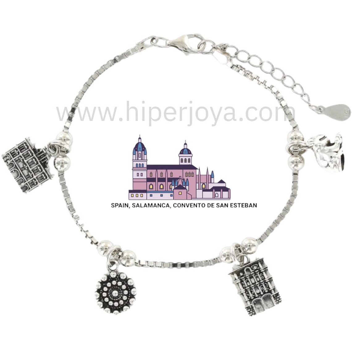 Pulsera de Salamanca plata  1