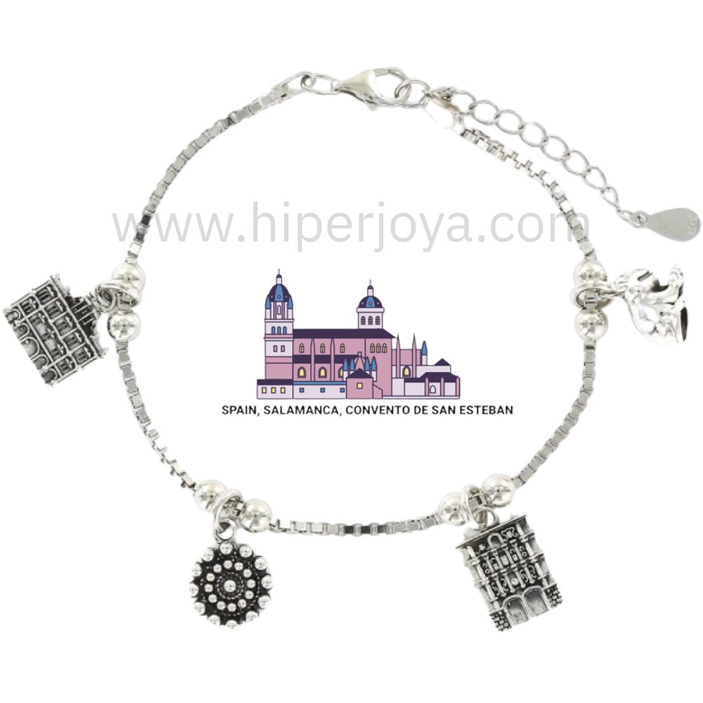 Pulsera de Salamanca plata  1