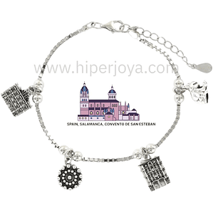 Pulsera de Salamanca plata 